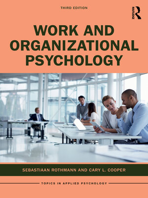cover image of Work and Organizational Psychology